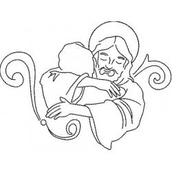 Stickserie - Moments with Jesus Umarmung